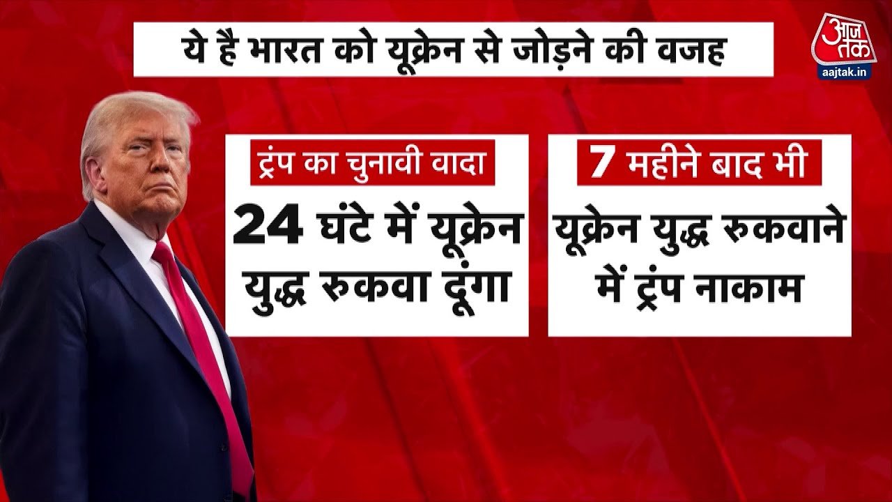 ट्रंप के सहयोगी ने यूक्रेन जंग को भारत से जोड़ा, देखें क्या कहा?