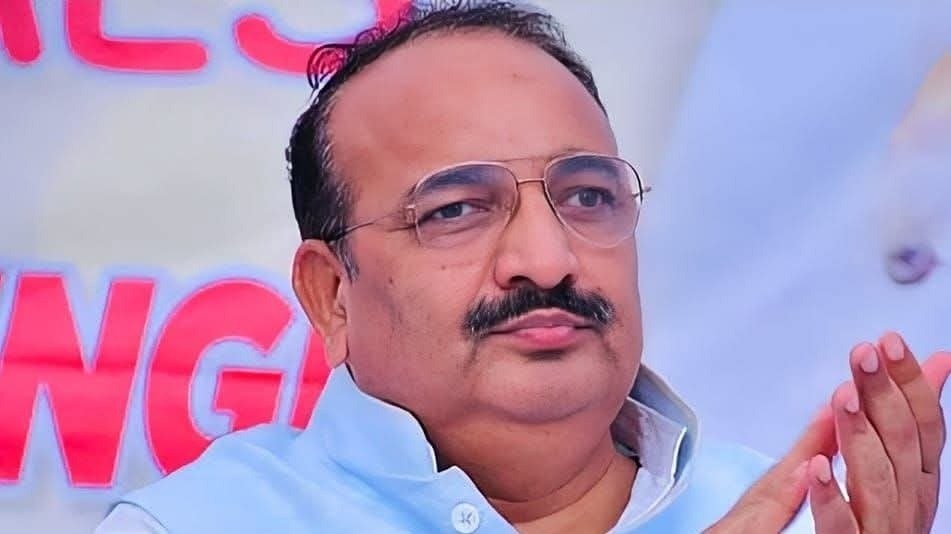 यूपी के मंत्री दिनेश प्रताप सिंह (Photo: ITG)