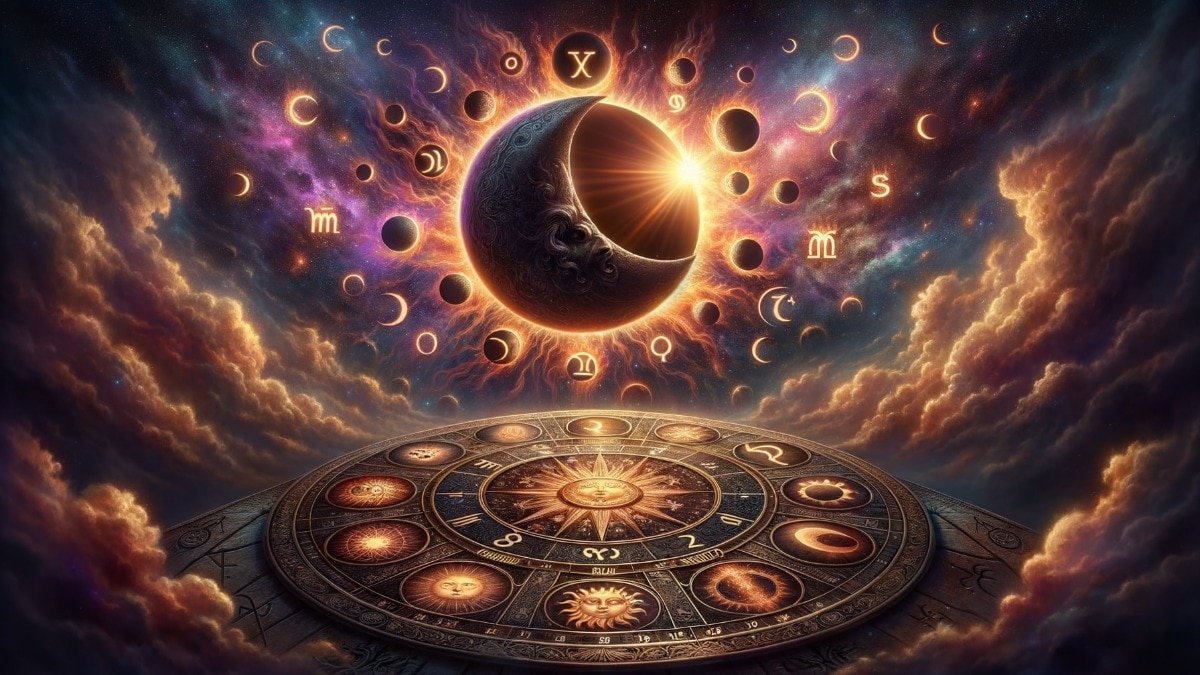 ज्योतिषी के अनुसार, 21 सितंबर को लगने वाला सूर्य ग्रहण मिथुन राशि वालों के लिए खतरनाक साबित हो सकता है. (Photo: Ai Generated)
