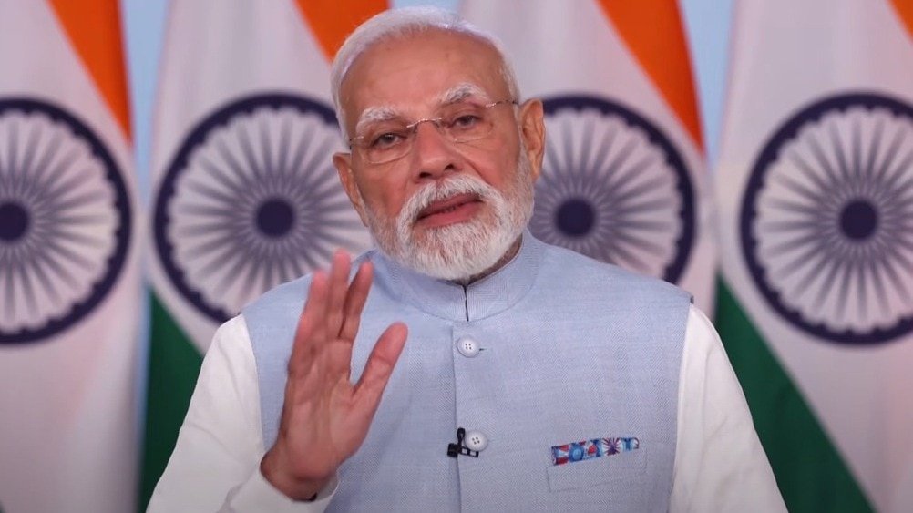 पीएम मोदी ने न्यू जेनेरेशन जीएसटी रिफॉर्म्स पर देश को संबोधित किया. (Photo: ITG)