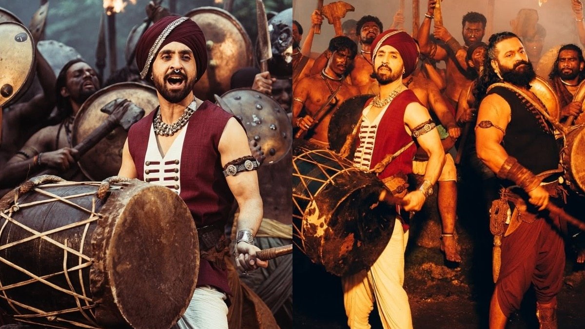 'कांतारा चैप्टर 1' के लिए दिलजीत दोसांझ ने बदला लुक, स्पेशल सॉन्ग में ऐसा है ग्लोबल स्टार का अंदाज