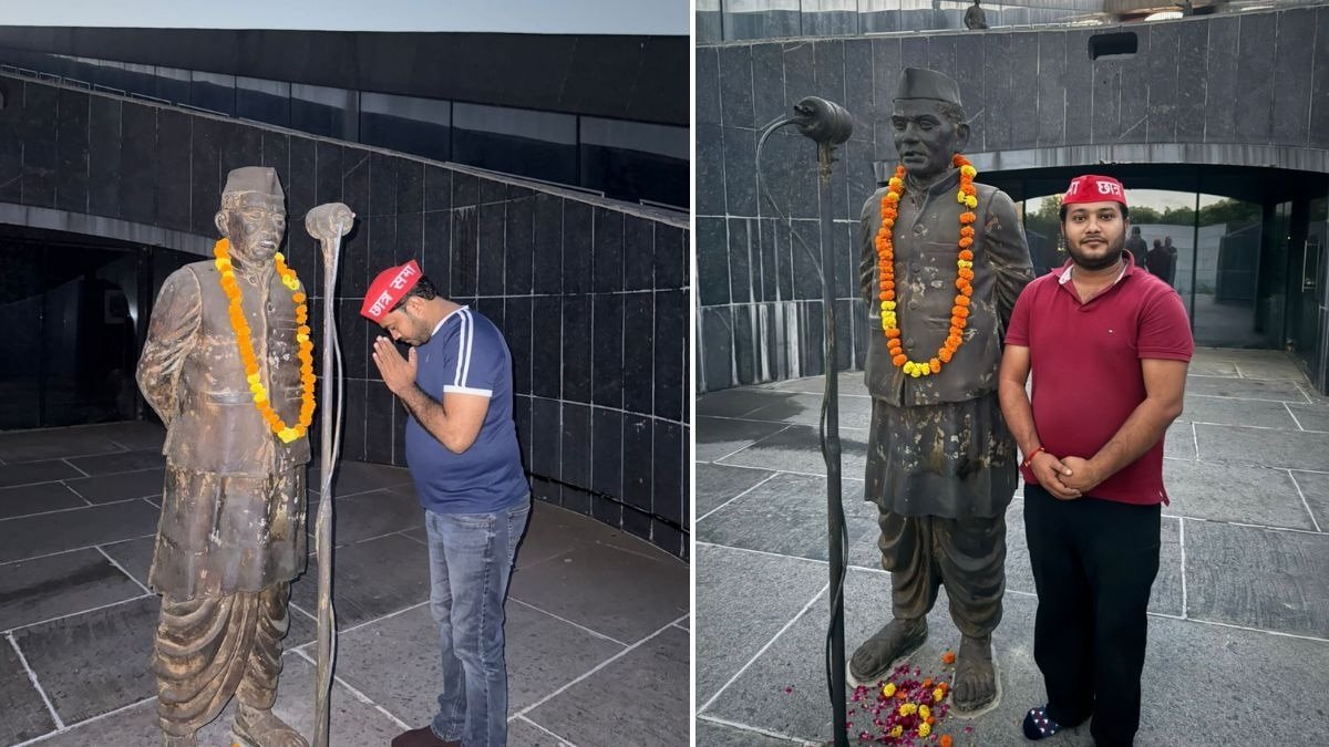 जेपीएनआईसी में घुसकर दी श्रद्धांजलि. (Photo: ITG)