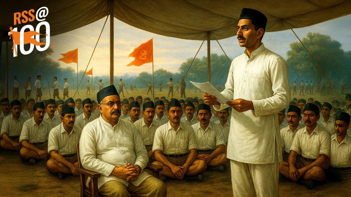 एस सी बोस को लेकर डॉ हेडगेवार और बालाजी हुद्दार के बीच विवाद हुआ था. (Photo: AI generated)