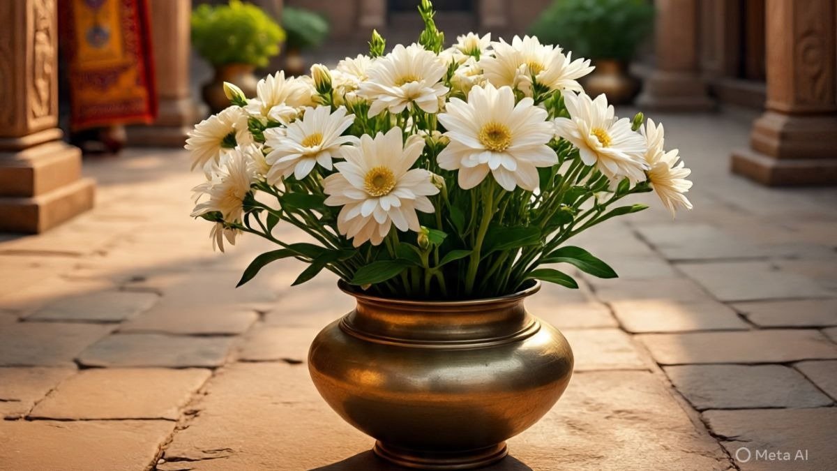 पारिजात के फूल (Photo: AI Generated)