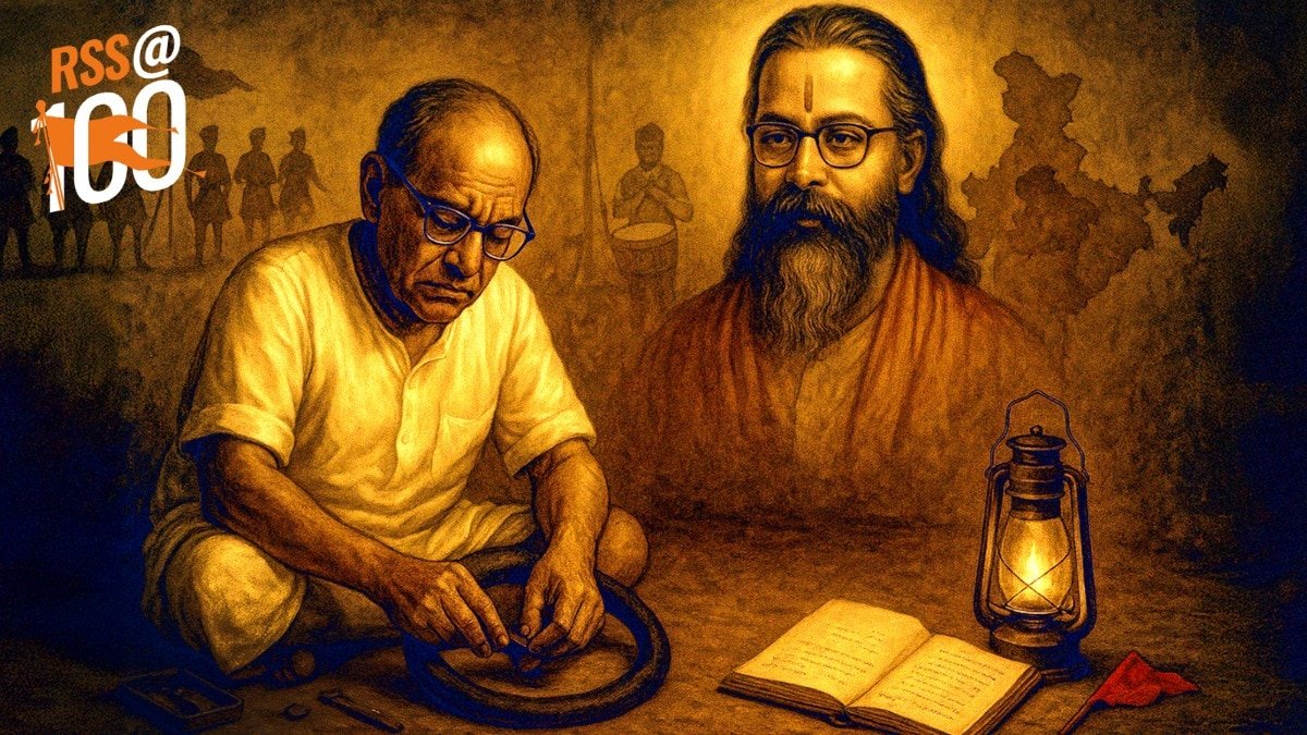 माधव राव मुल्ये ने हैदराबाद विलय में स्वयंसेवकों के साथ अहम भूमिका निभाई. (Photo: AI generated)