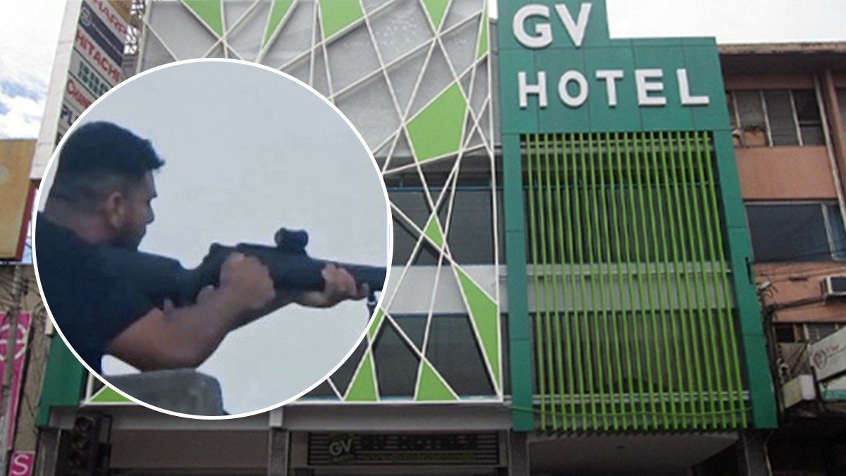 फिलीपींस के इस होटल में 27 दिन रहे आतंकी साजिद और नवीद. (Photo: ITG)