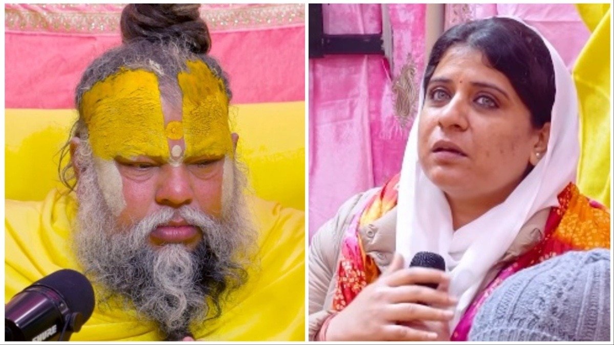 सेक्स वर्कर्स के जीवन को नई दिशा देने का काम कर रहीं सोशल एक्टिविस्ट गीतांजलि बब्बर प्रेमानंद महाराज से मिलीं. (Photo: Instragran_screengrab/Bhajanmarg)