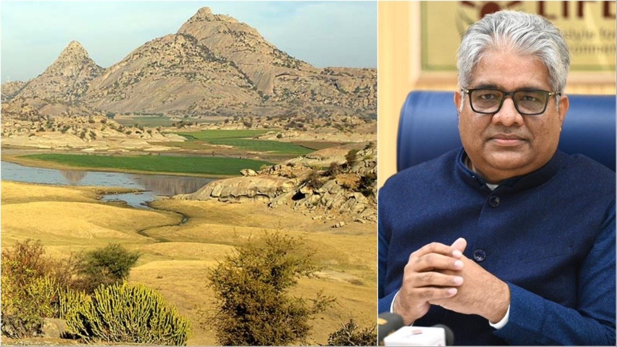 अरावली रेंज को लेकर सुप्रीम कोर्ट के फैसले पर सफाई देते हुए. (Photo: Getty/Arun Kumar-India Today)